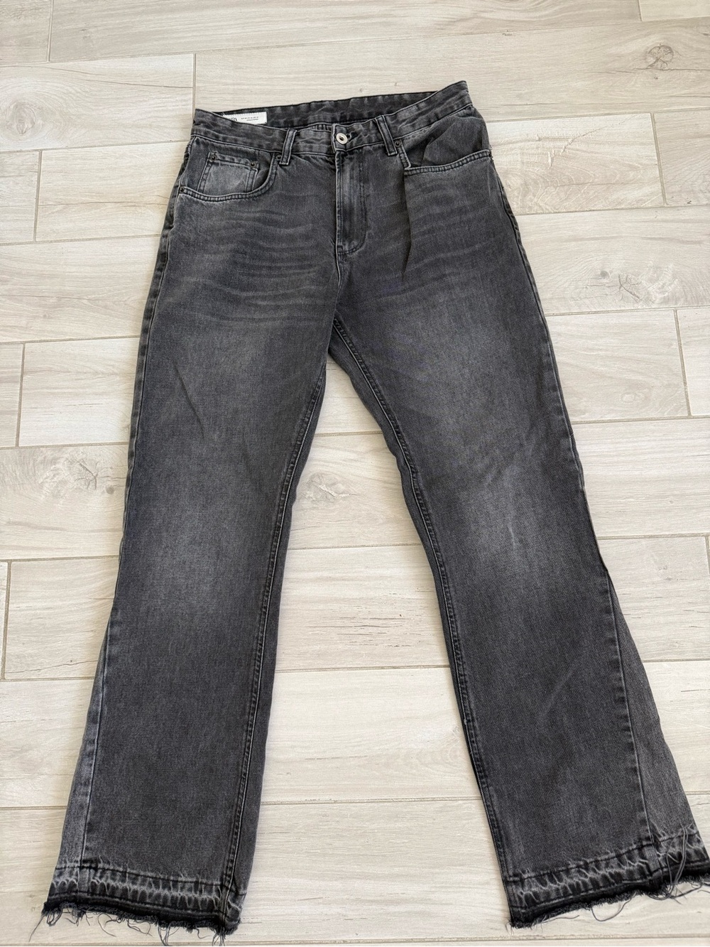Zara men Black Washed relaxed Jeans, size 31